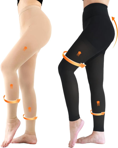 20-30mmHg Compression Pantyhose for Women, Graduated Support Stockings Tights

