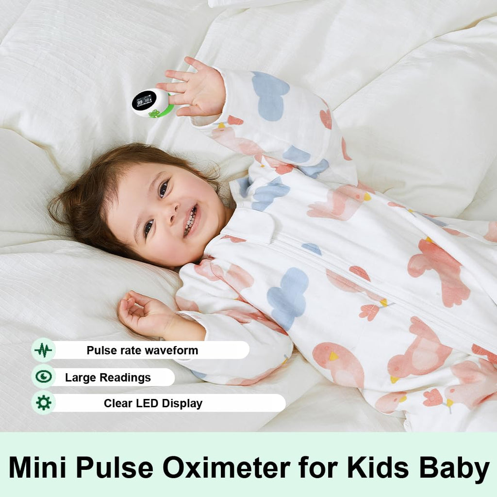 Pepultech Fingertip Pulse Oximeter, Rechargeable Blood Oxygen & Pulse Monitor OLED

