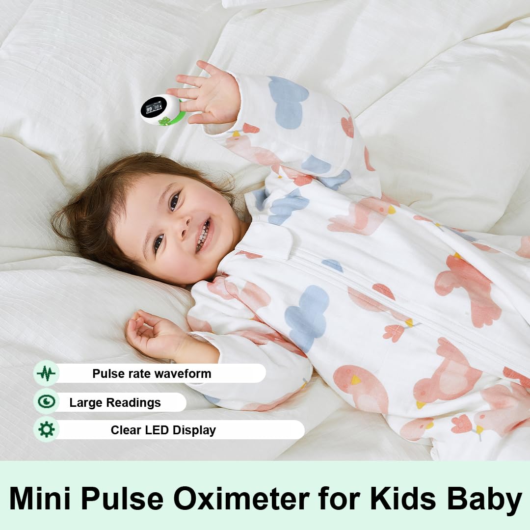 Pepultech Fingertip Pulse Oximeter, Rechargeable Blood Oxygen & Pulse Monitor OLED

