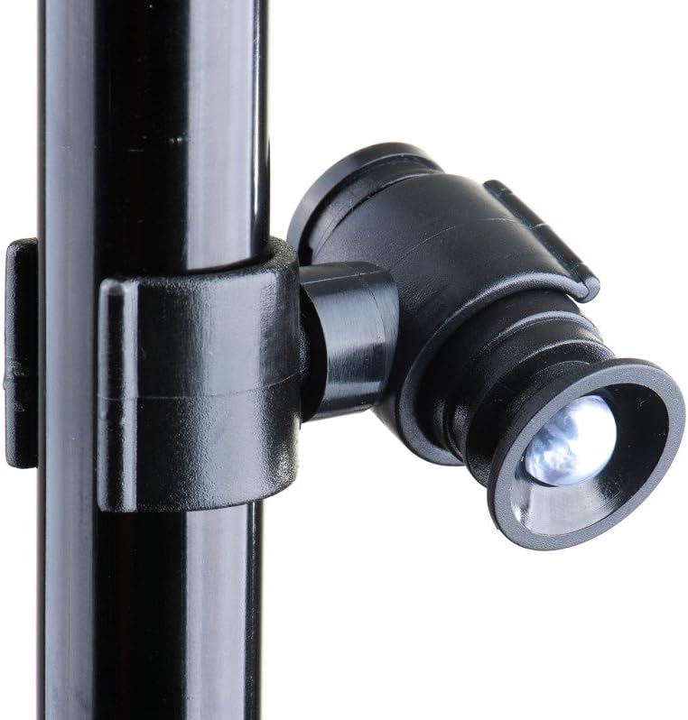 LightBaum 2G LED Clip-On Flashlight for Cane, Crutch, Walker, Wheelchair

