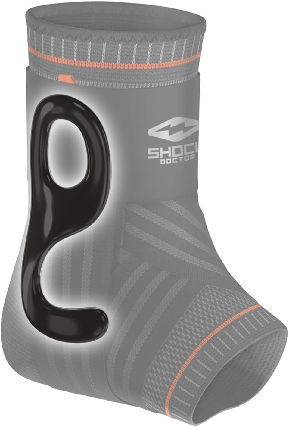 Shock Doctor Ultra Knit Ankle Brace with Figure 6 Strap and Stays

