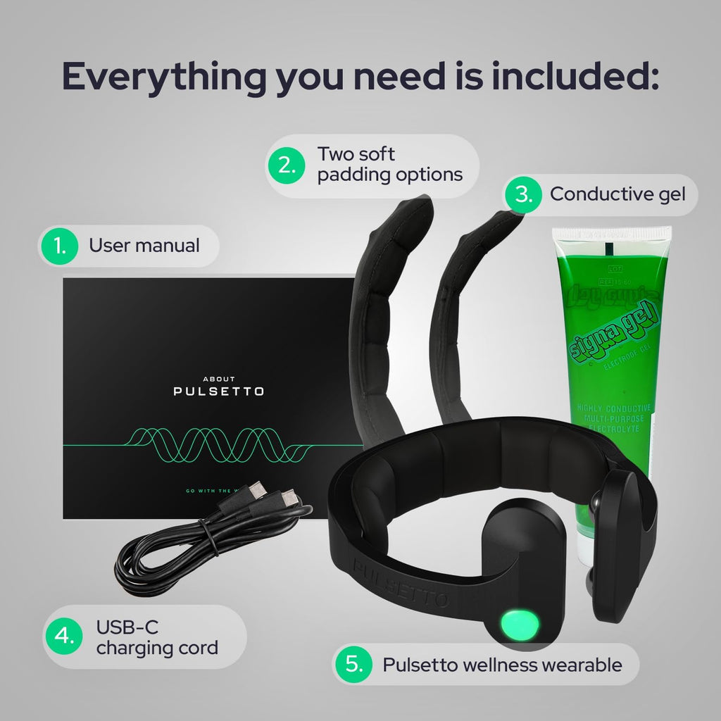 Pulsetto FIT (V2) Wellness Wearable for Relaxation, Sleep & Daily Wellness Support

