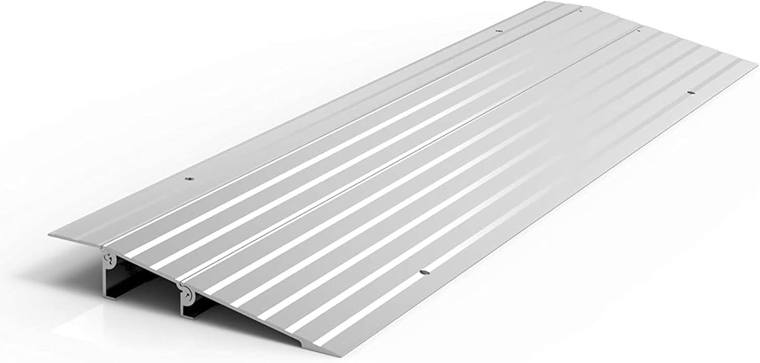 EZ-Access Threshold Ramp for Doorways, Portable Wheelchair Access Aluminum Transition


