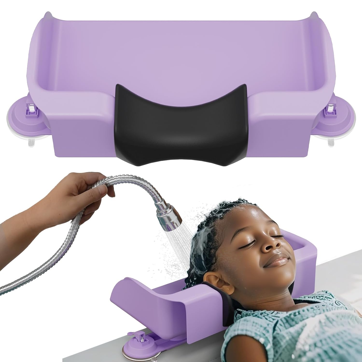 Lifewit Hair Washing Station for Kids with Neck Support, Sink or Bathtub Basin

