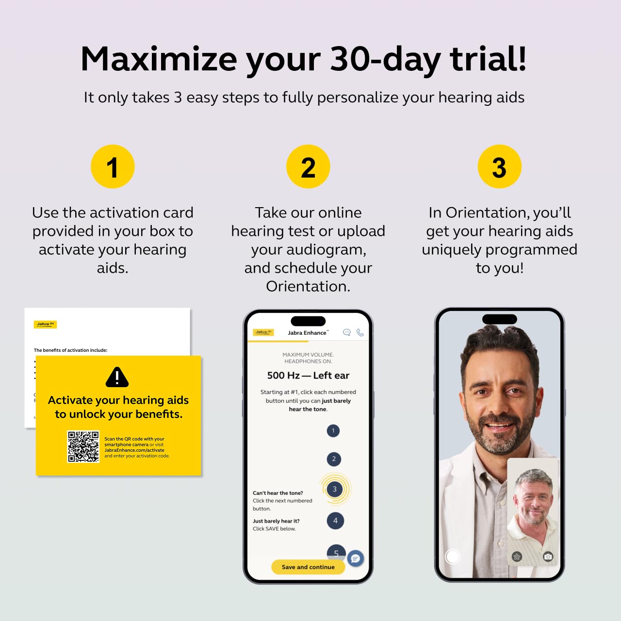 Jabra Enhance Select 700 OTC Hearing Aids with Bluetooth LE Audio & Audiology

