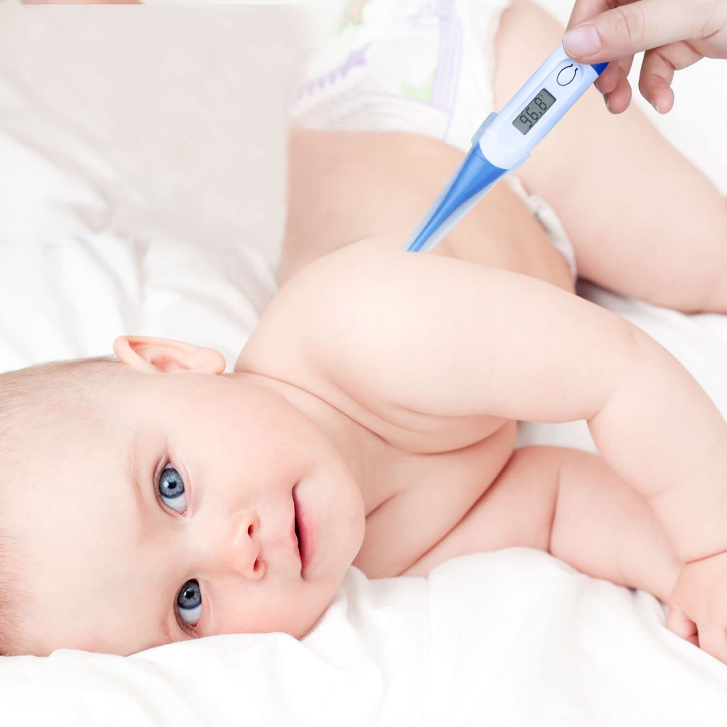 Hestiasko 100 Disposable Thermometer Probe Covers for Digital Oral Thermometers

