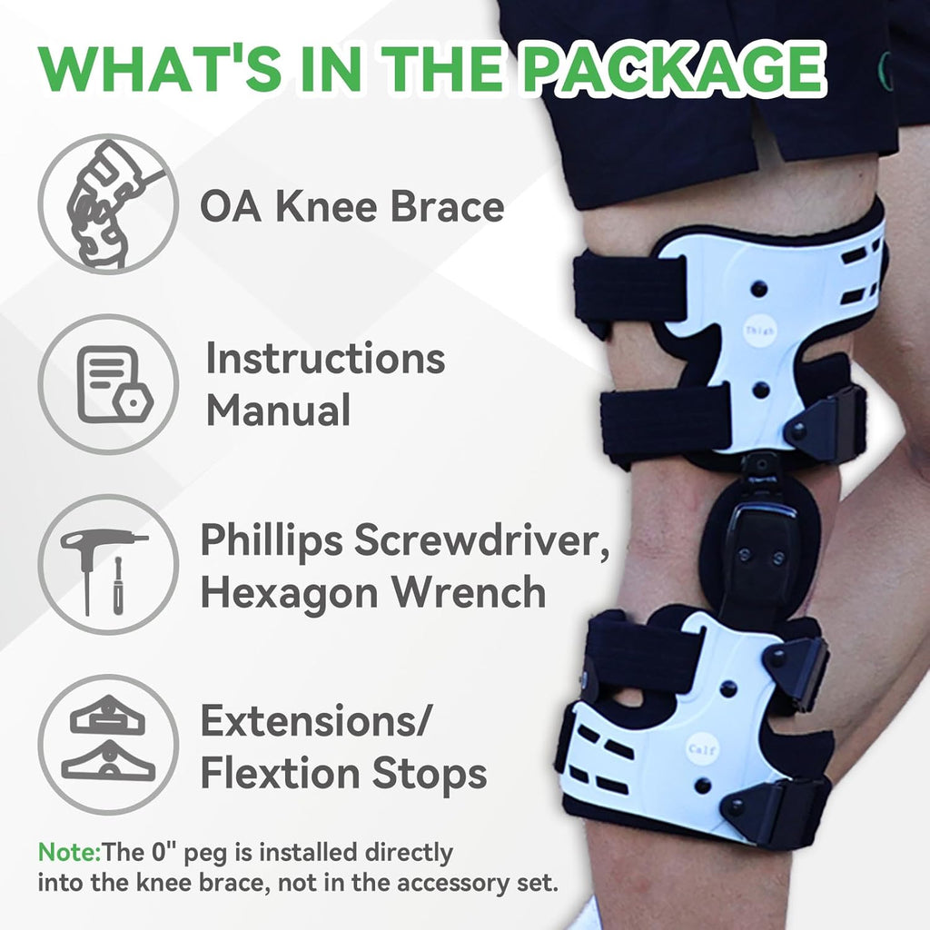 Orthomen Unloader Knee Brace for Medial Knee Osteoarthritis Pain Support

