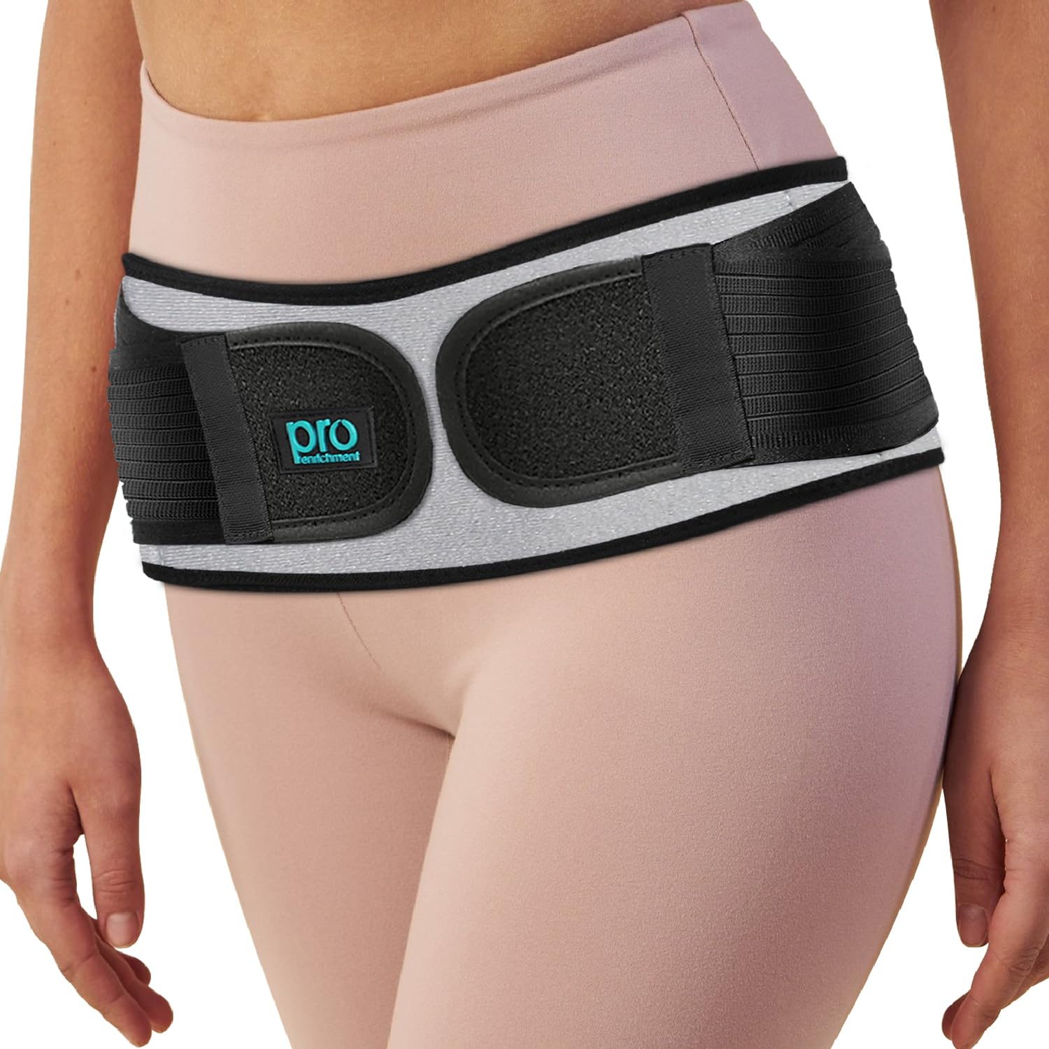 Pro Enrichment Sacroiliac SI Hip Belt Brace for Lower Back and Sciatica Support

