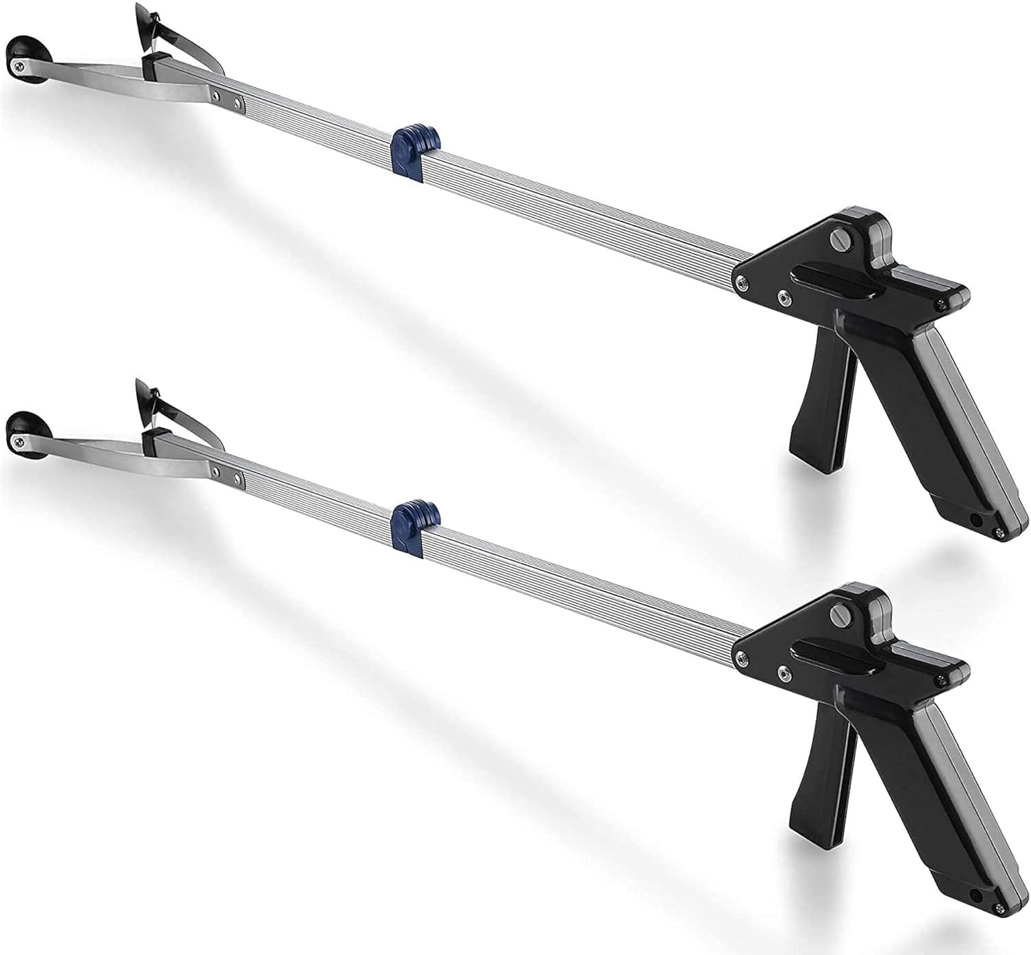 MEDca Foldable Reacher Grabber Tool with Suction Cup Tip for Easy Reaching

