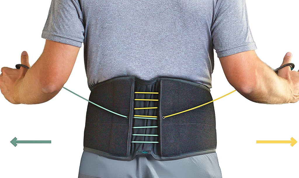 Aspen Quikdraw PRO Back Brace with Pulley System for Lower Back Support

