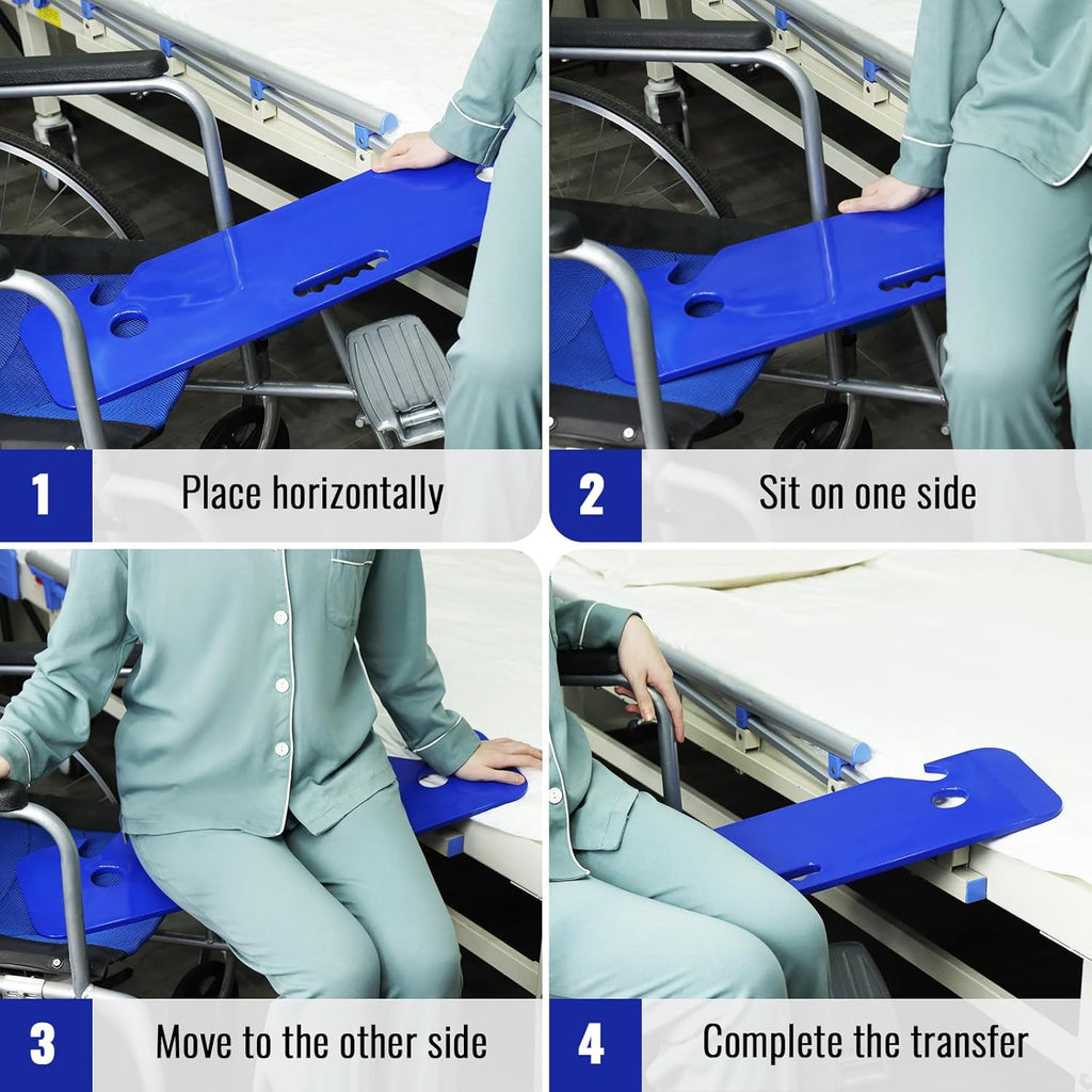 YHK Plastic Transfer Board Slide Board for Mobility, Non-Slip, 440 lb

