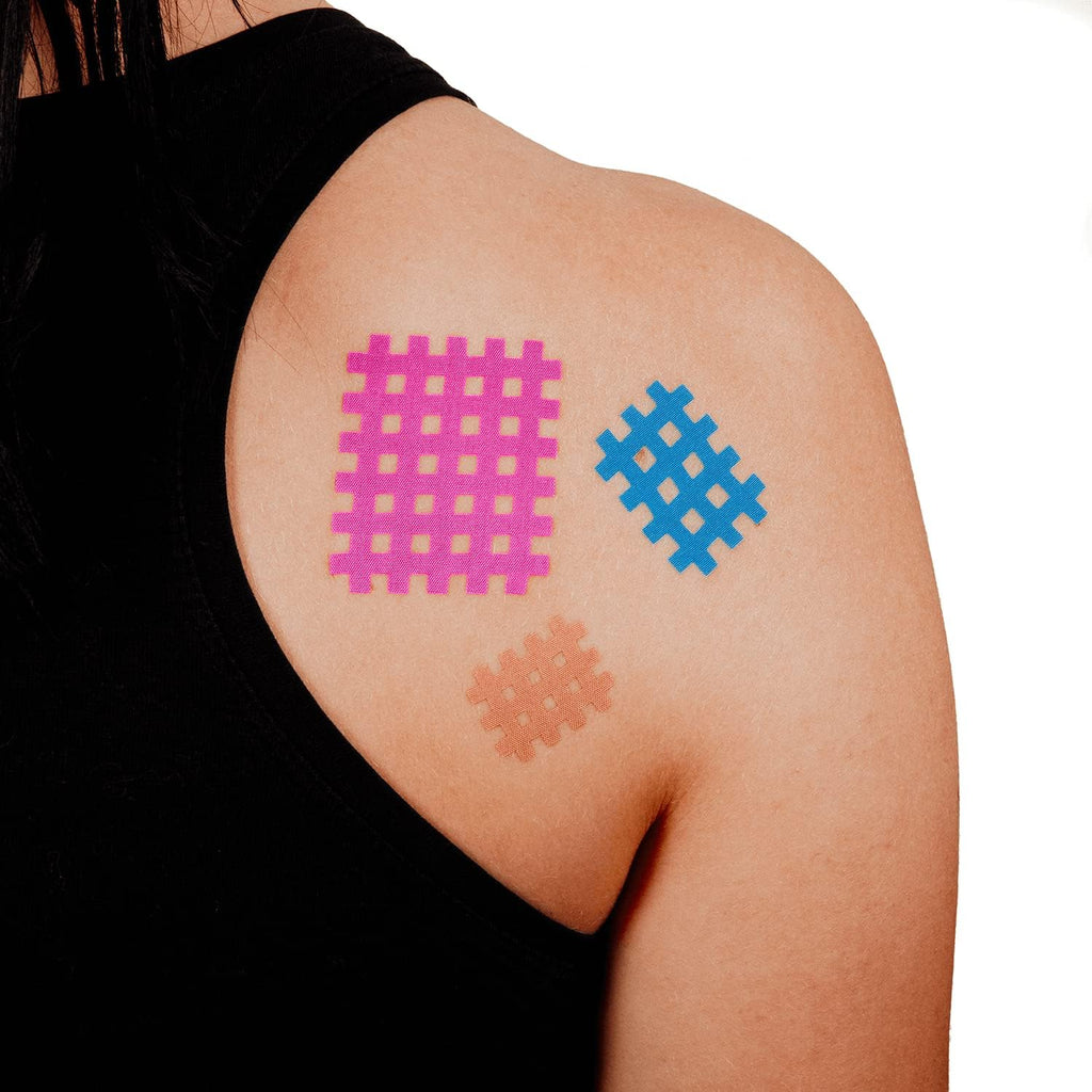 Kintex Cross Tape Acupuncture Trigger Point Grid Plaster

