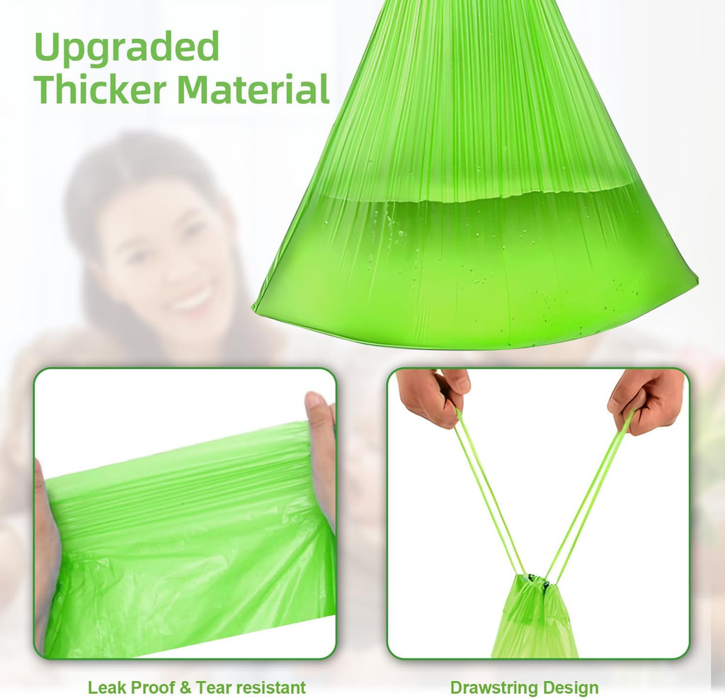 XUEPETT Commode Liners with Absorbent Pads, Disposable Leakproof Bags for Commode

