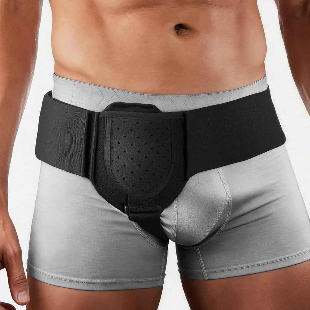 Adjustable Inguinal Hernia Belt for Men & Women, Compression Hernia Support

