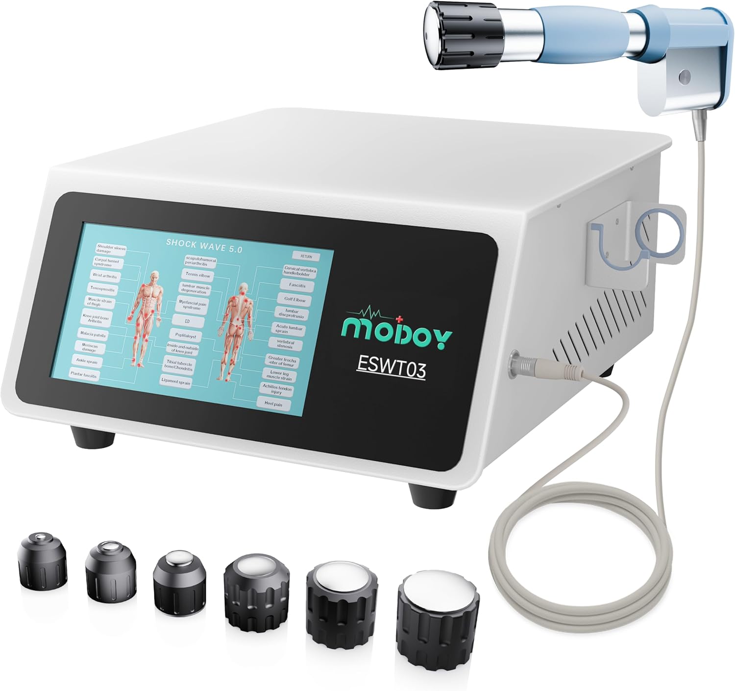 MODOY Radial Shockwave Therapy Machine ESWT for Home & Clinical Use

