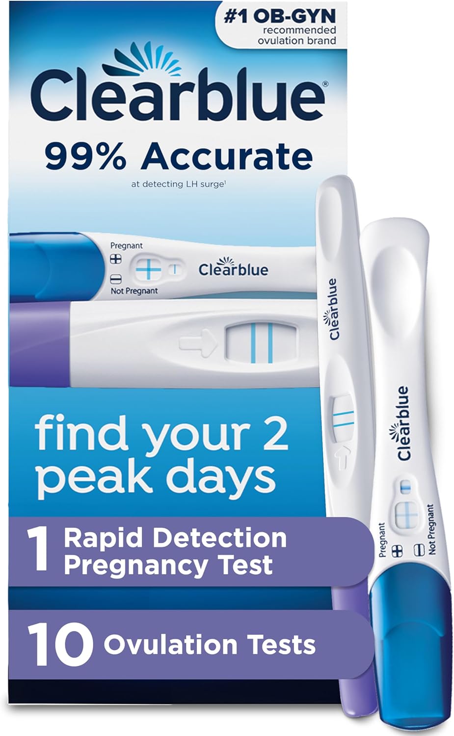 Clearblue Ovulation Complete Starter Kit with Ovulation and Pregnancy Tests

