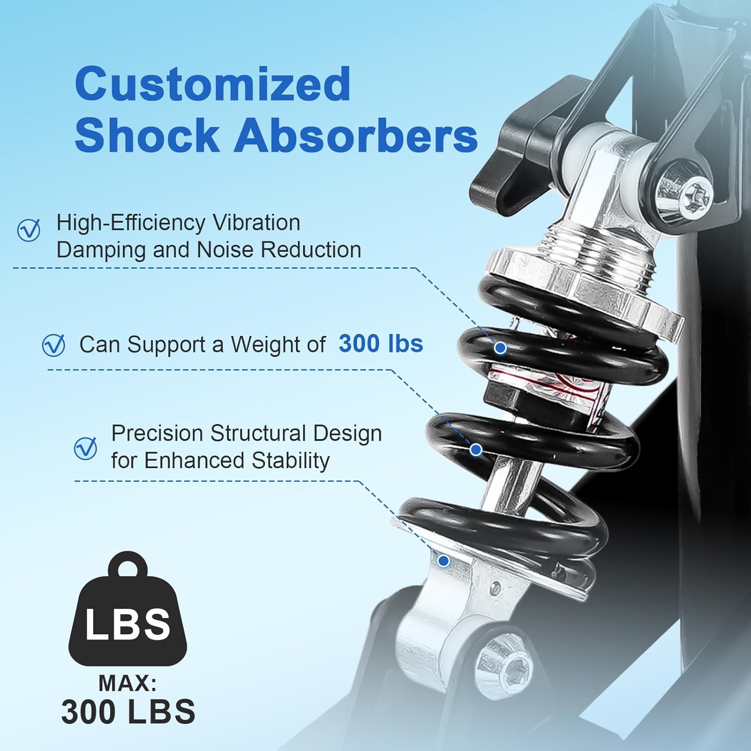 BlessReach Steerable Knee Walker Deluxe Knee Scooter for Foot Injuries, 300 lb

