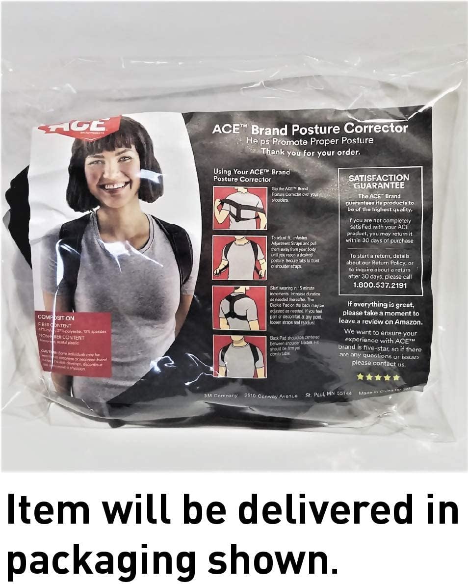 ACE Posture Corrector for Upper Back Support with Adjustable Shoulder Straps

