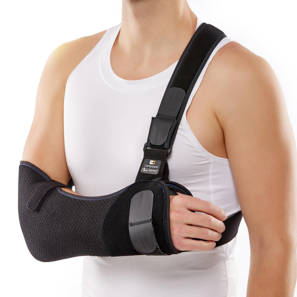 Comforband Deluxe Shoulder Immobilizer Arm Sling, Adjustable Straps for Rotator Cuff

