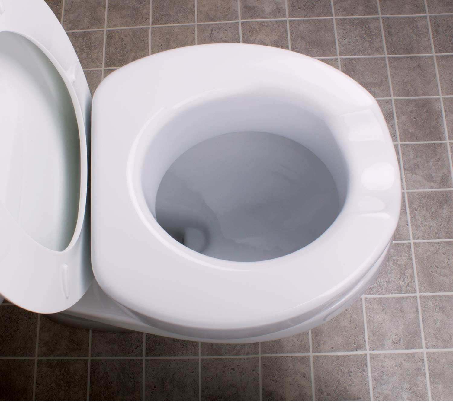 Carex Toilet Seat Riser with Quick-Lock, Raised Height for Standard Toilets

