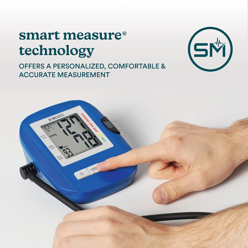 HoMedics Upper Arm Automatic Blood Pressure Monitor with One-Touch Operation

