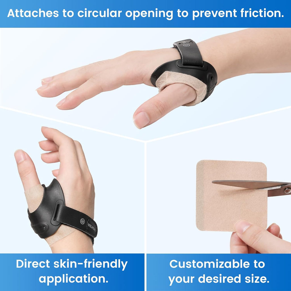 Velpeau CMC Thumb Brace Flexible NBR Rubber Thumb Stabilizer for Arthritis Support

