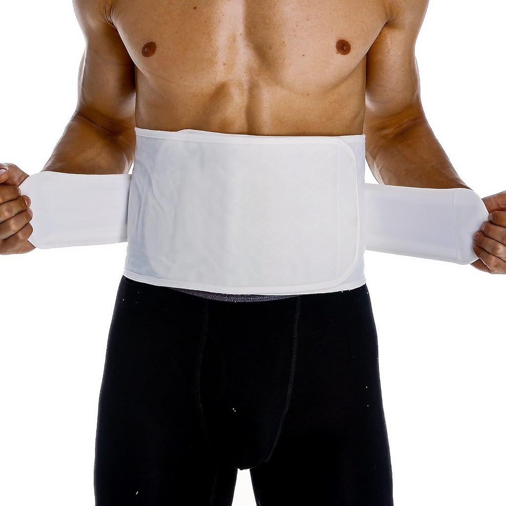 Hernia Belt for Men Abdominal Support Surgical Belly Binder Stomach Wrap

