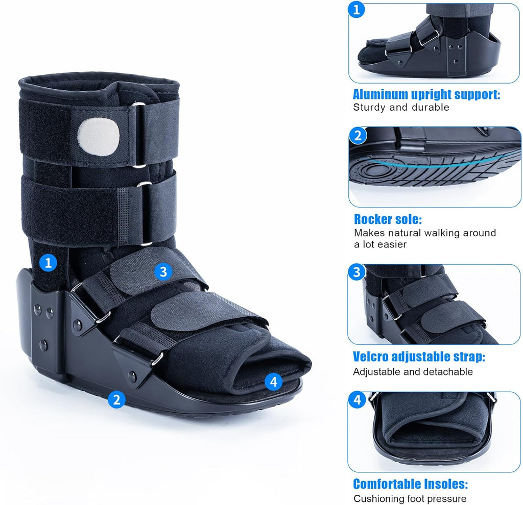 kefit Inflatable Walking Boot for Broken Foot, Sprained Ankle, Fracture

