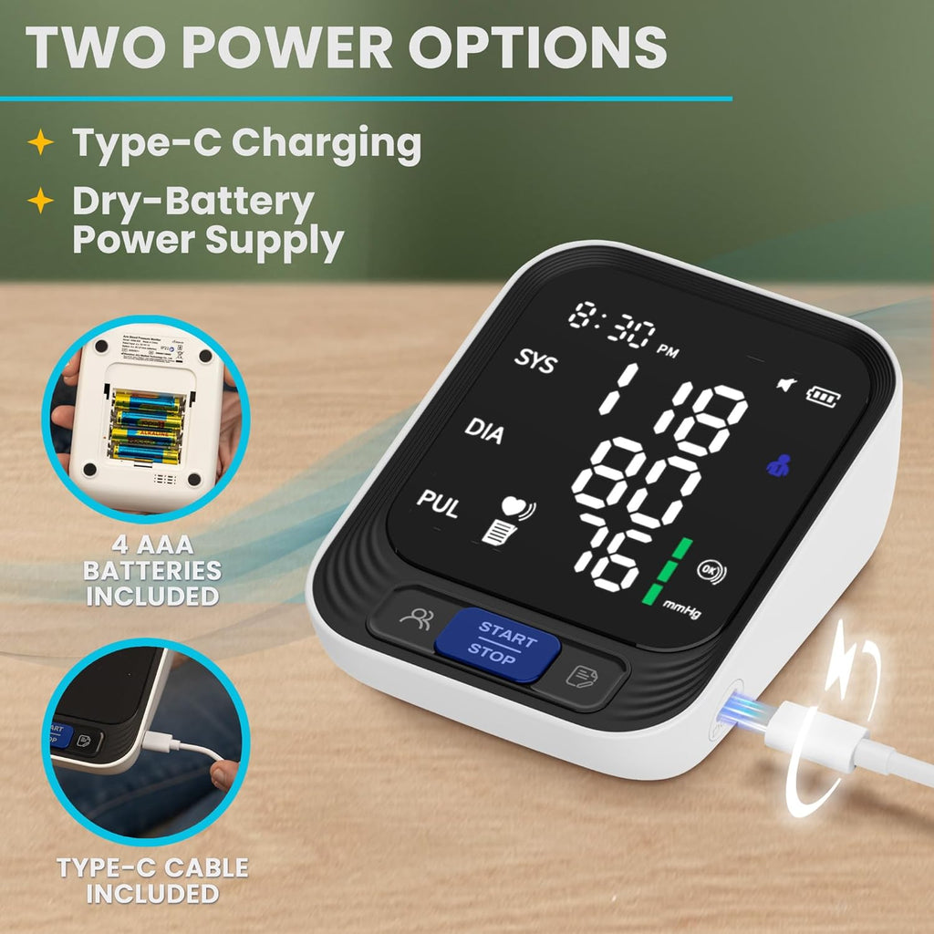 Acenis Automatic Upper Arm Blood Pressure Monitor for Home Use

