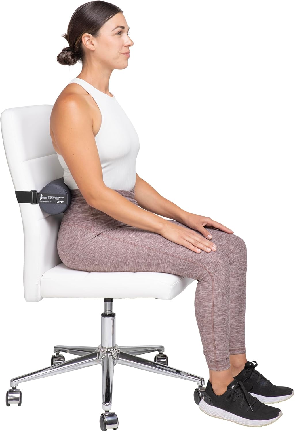 OPTP Early Compliance Lumbar Roll lumbar support pillow for chair and car

