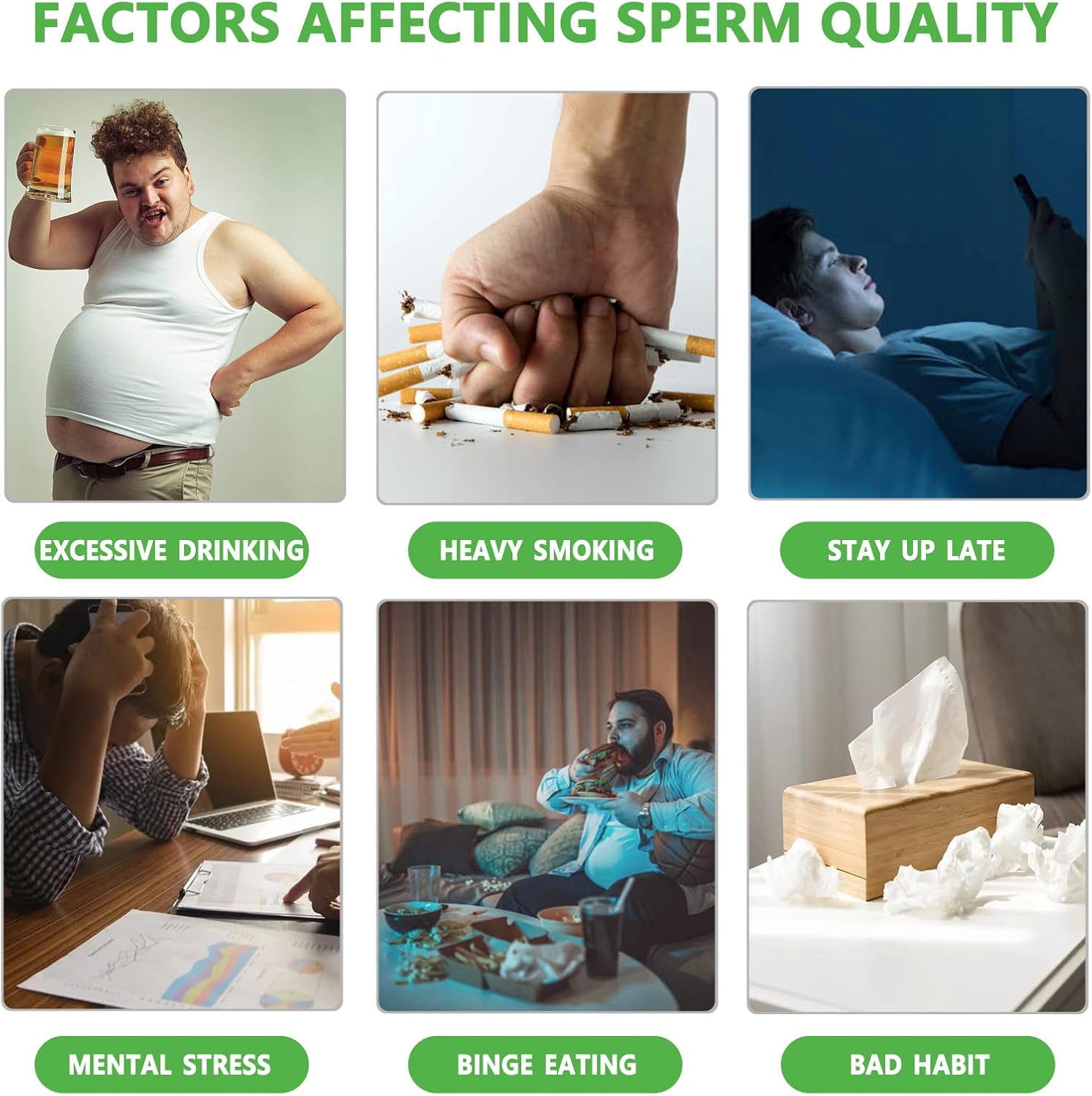 Trak Plus Home Fertility Test Kit for Men, Semen Test for Sperm Count Results

