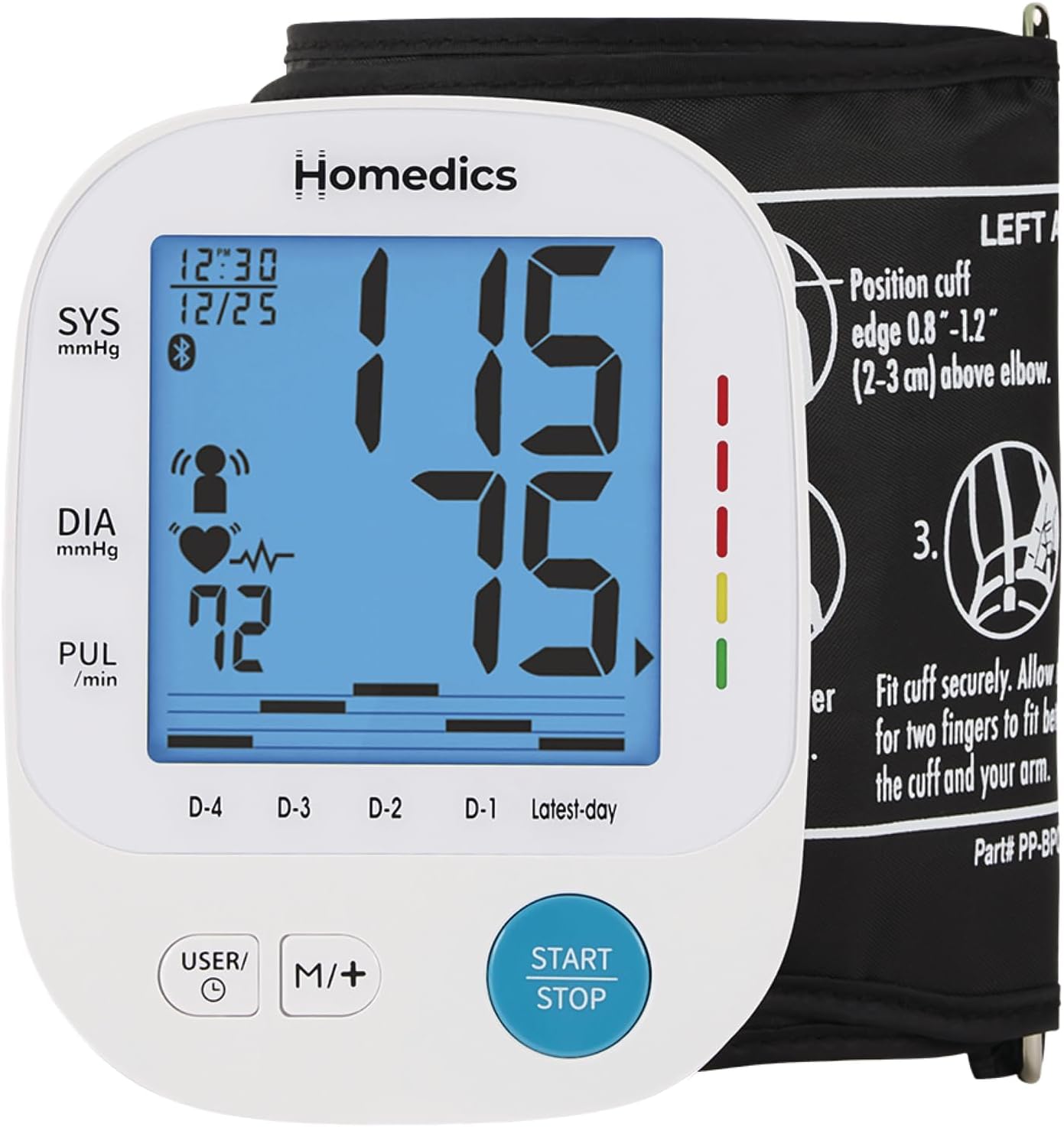 HoMedics 700 Series Arm Blood Pressure Monitor with Bluetooth App Sync

