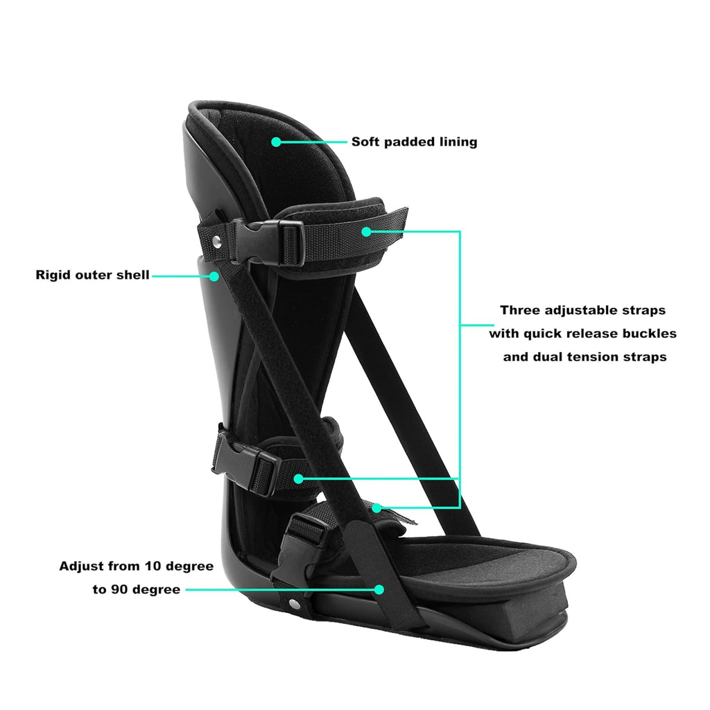 Plantar Fasciitis Night Splint Adjustable Foot Brace for Achilles Tendonitis Relief

