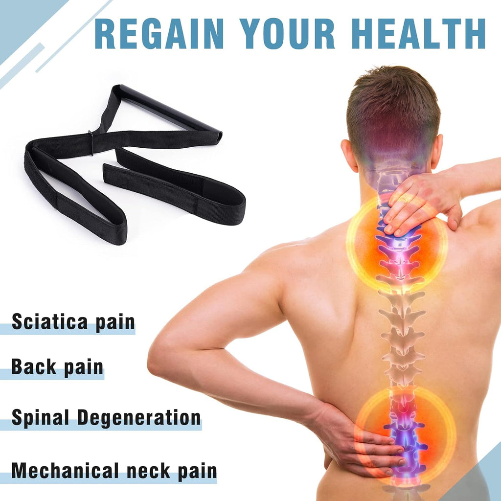 Neck Stretcher Strap for Cervical Traction, Spine Chiropractic Decompression Tool

