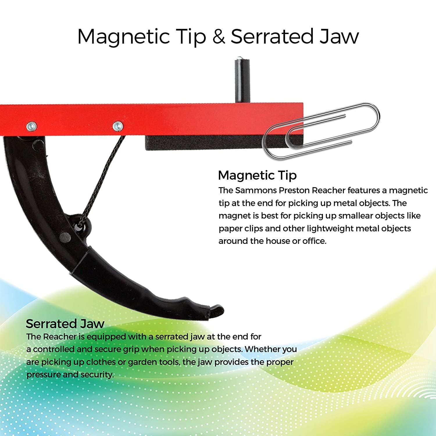 Sammons Preston Reacher Grabber Tool Lightweight Aluminum Pickup Claw

