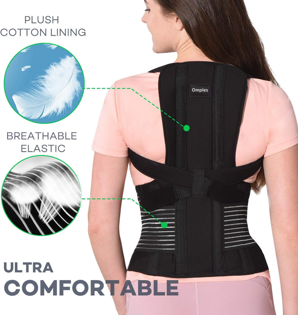 Posture Corrector Back Brace for Men and Women, Thoracic Support TLSO Vest

