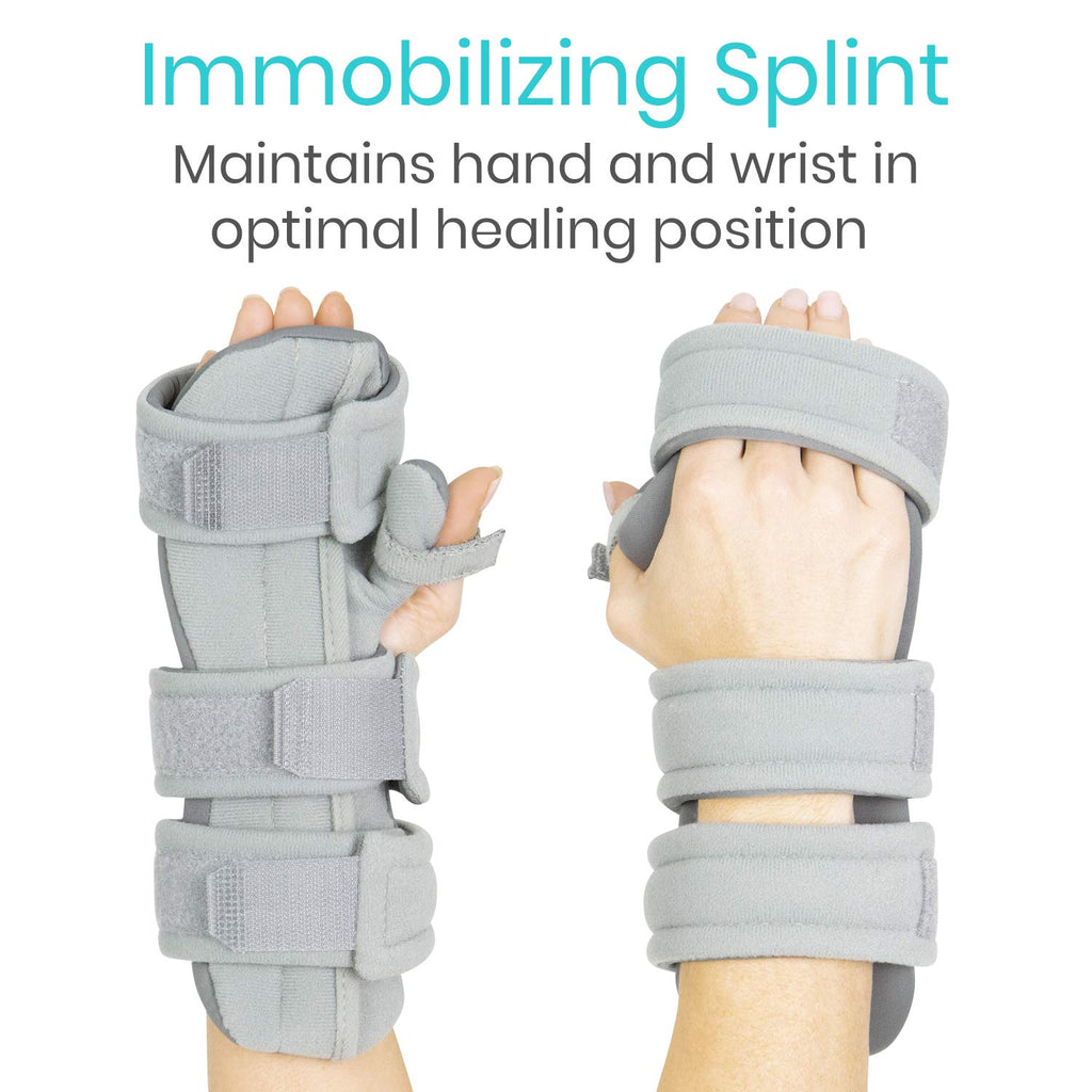 Vive Resting Hand Splint Thumb Stabilizer Wrist Finger Brace for Arthritis Pain

