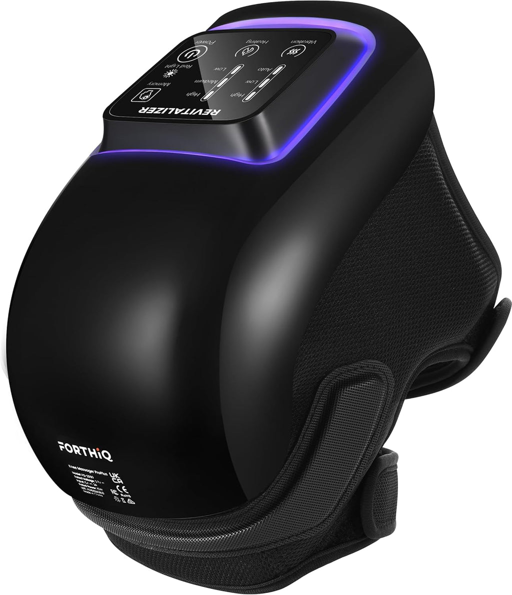 FORTHiQ Pro+ Knee Massager with Heat, Dual Red Light Therapy and Vibration

