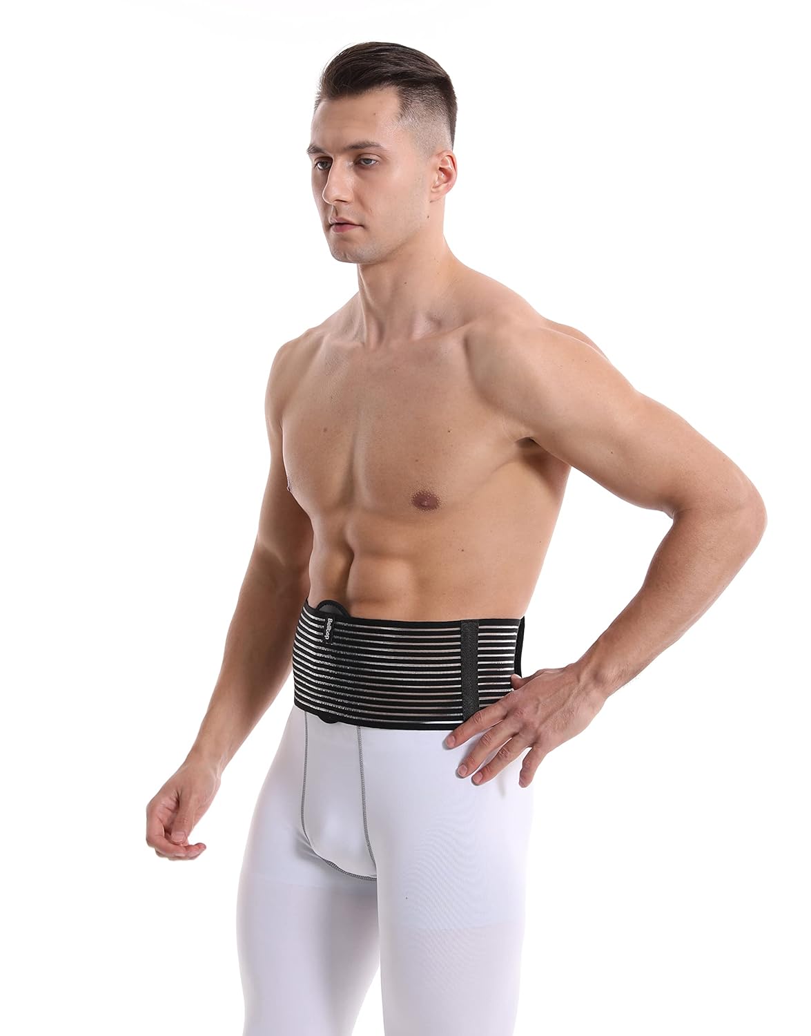Umbilical Hernia Belt Abdominal Binder Compression Pad with Navel Support

