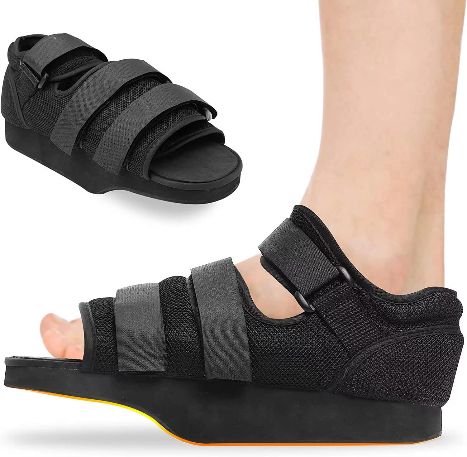 Post-Op Shoe Forefoot Offloading Boot Wedge Foot Splint for Broken Toe Surgery

