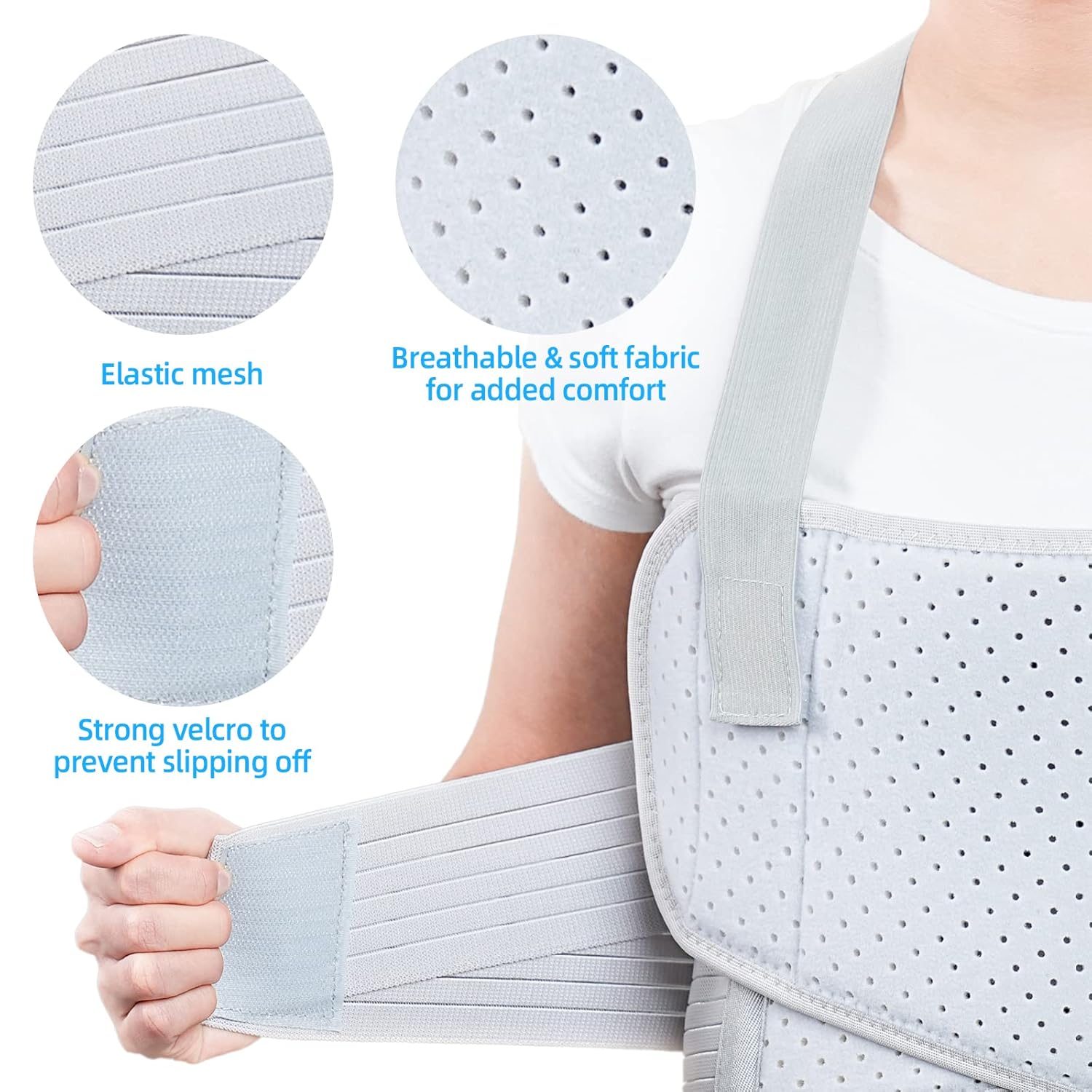 Solmyr Rib Injury Belt Chest Binder Rib Brace Compression Support


