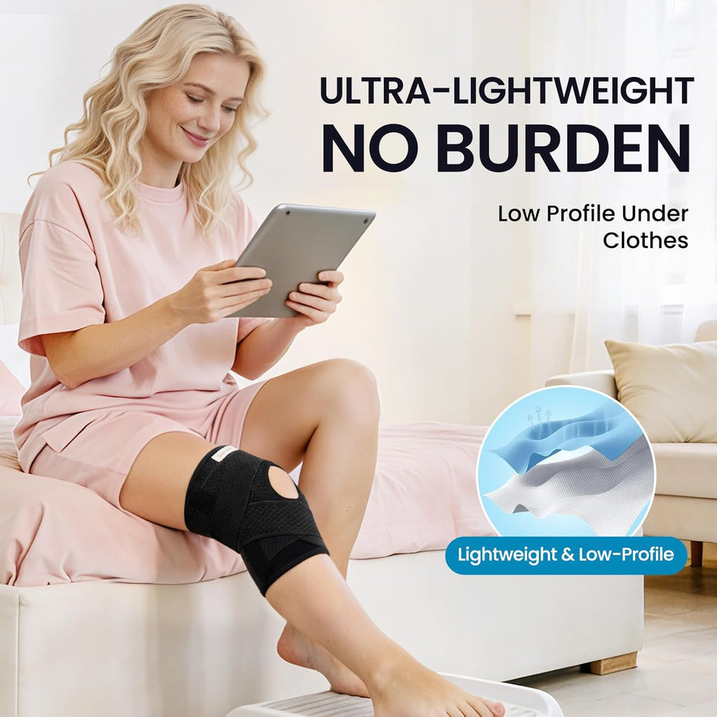 Galvaran Knee Brace with Side Stabilizers for Meniscus, ACL, MCL Support

