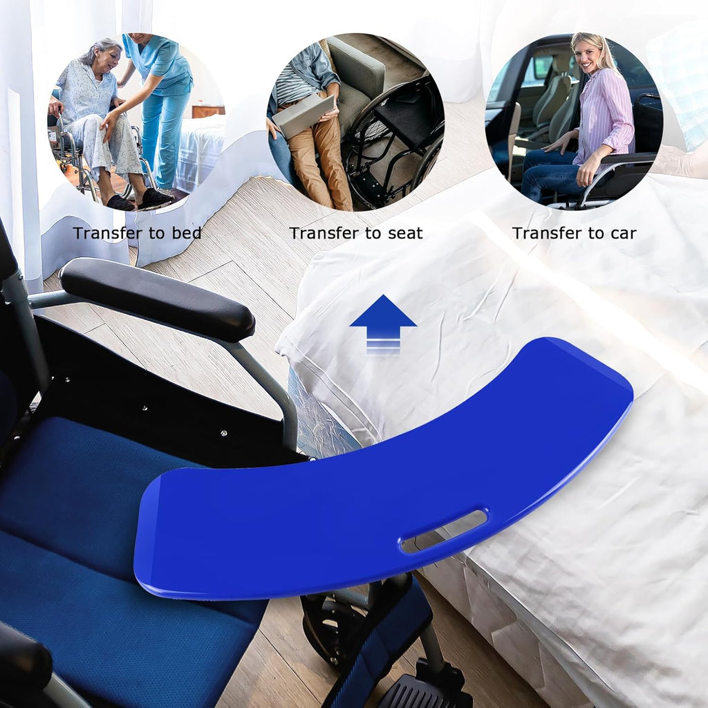 YHK Sliding Transfer Board with Non-Slip Lift Surface, Wheelchair Mobility Aid

