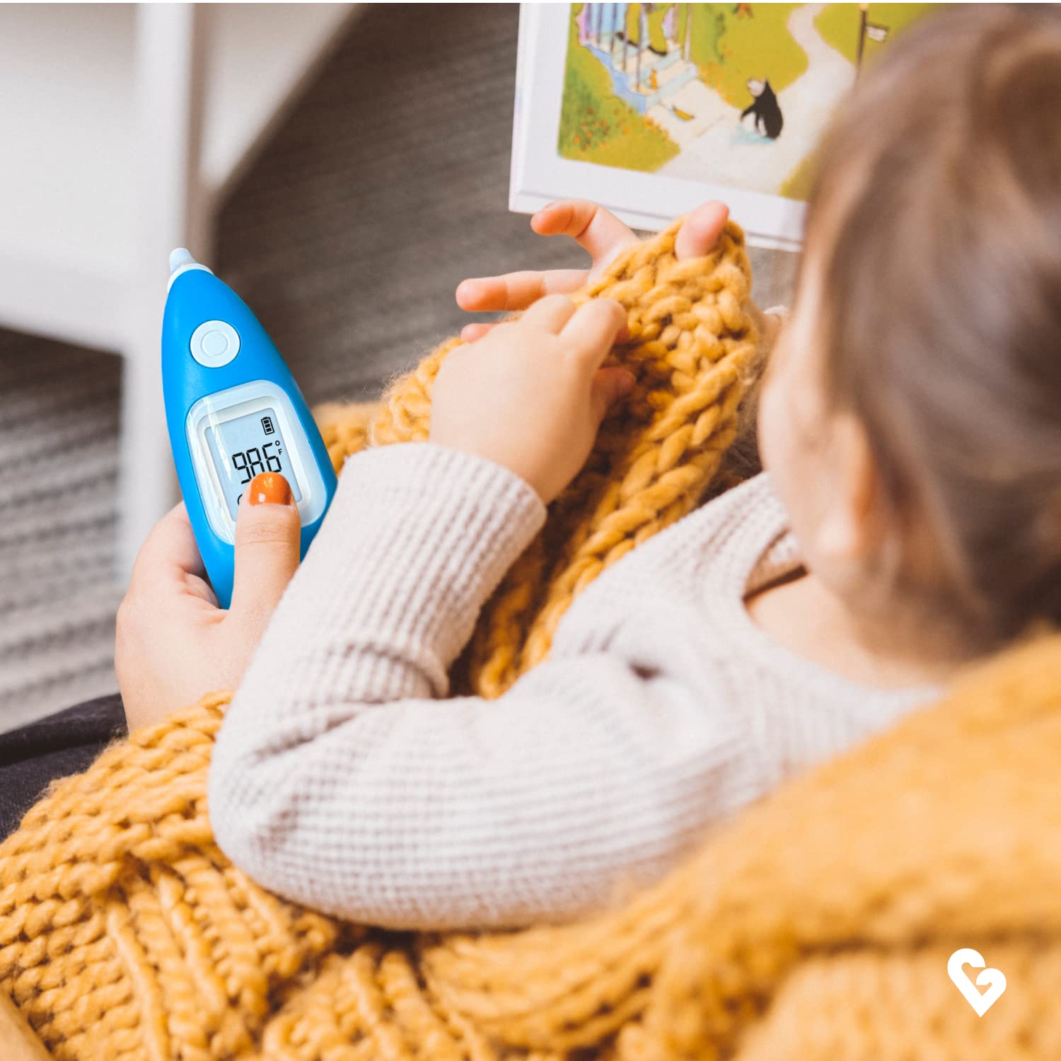 Kinsa Infrared Smart Thermometer with App Guidance for Adults, Kids and Babies

