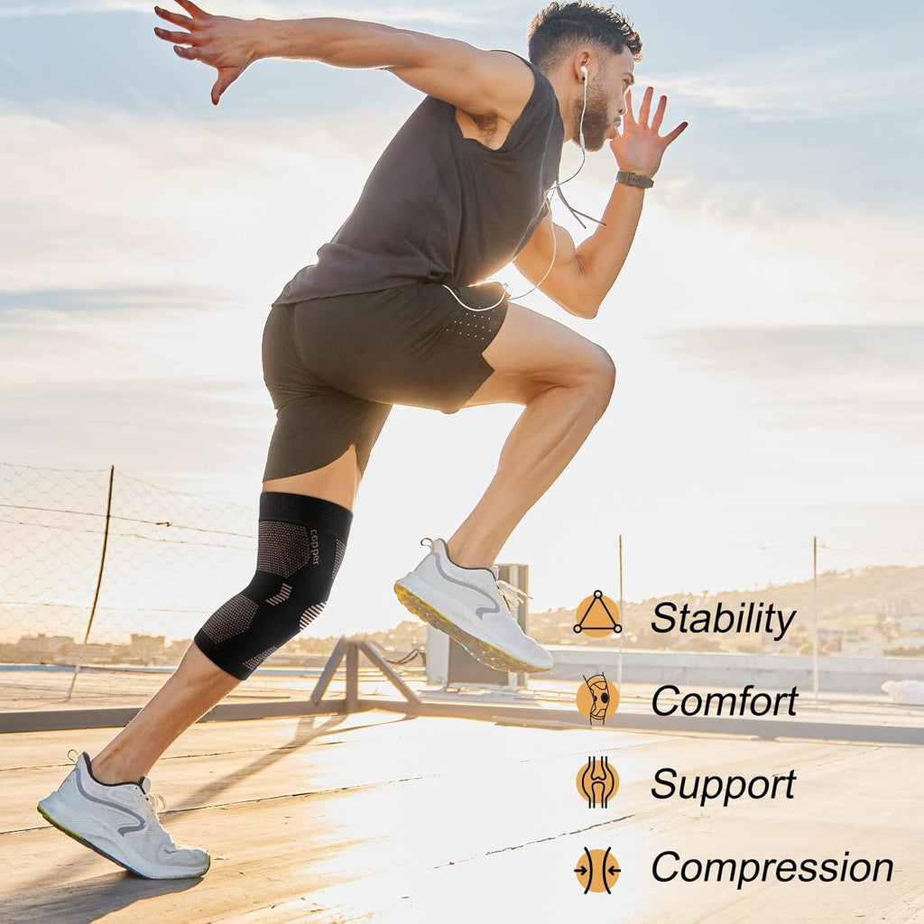 NEENCA Knee Compression Sleeve for Knee Pain, Arthritis, ACL & Joint Support

