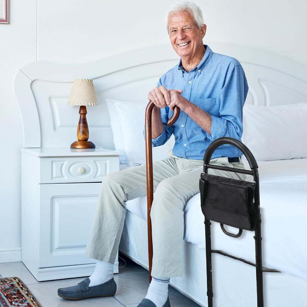 Vaunn Medical Bed Rail for Elderly Adults Safety Assist Handle Grab Bar, 300 lb

