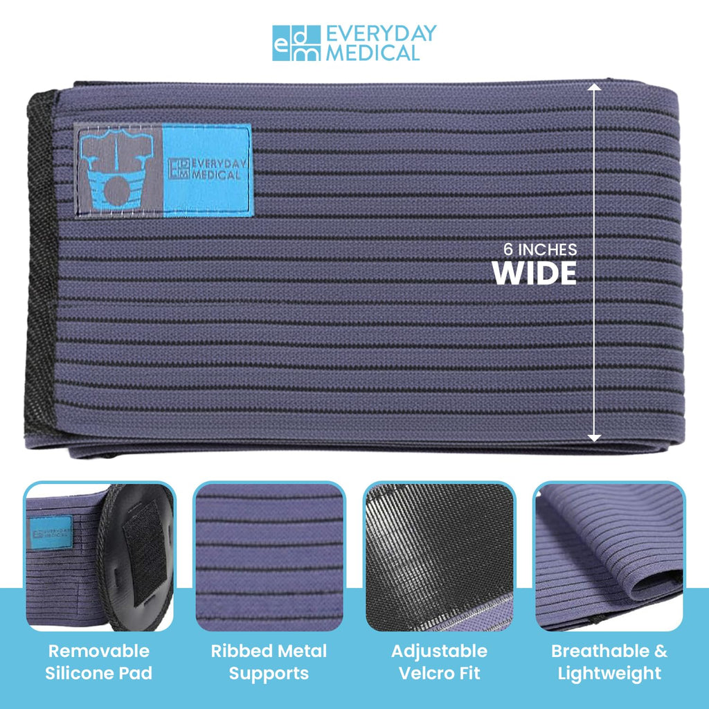 Everyday Medical Umbilical Hernia Belt for Men and Women, Abdominal Binder

