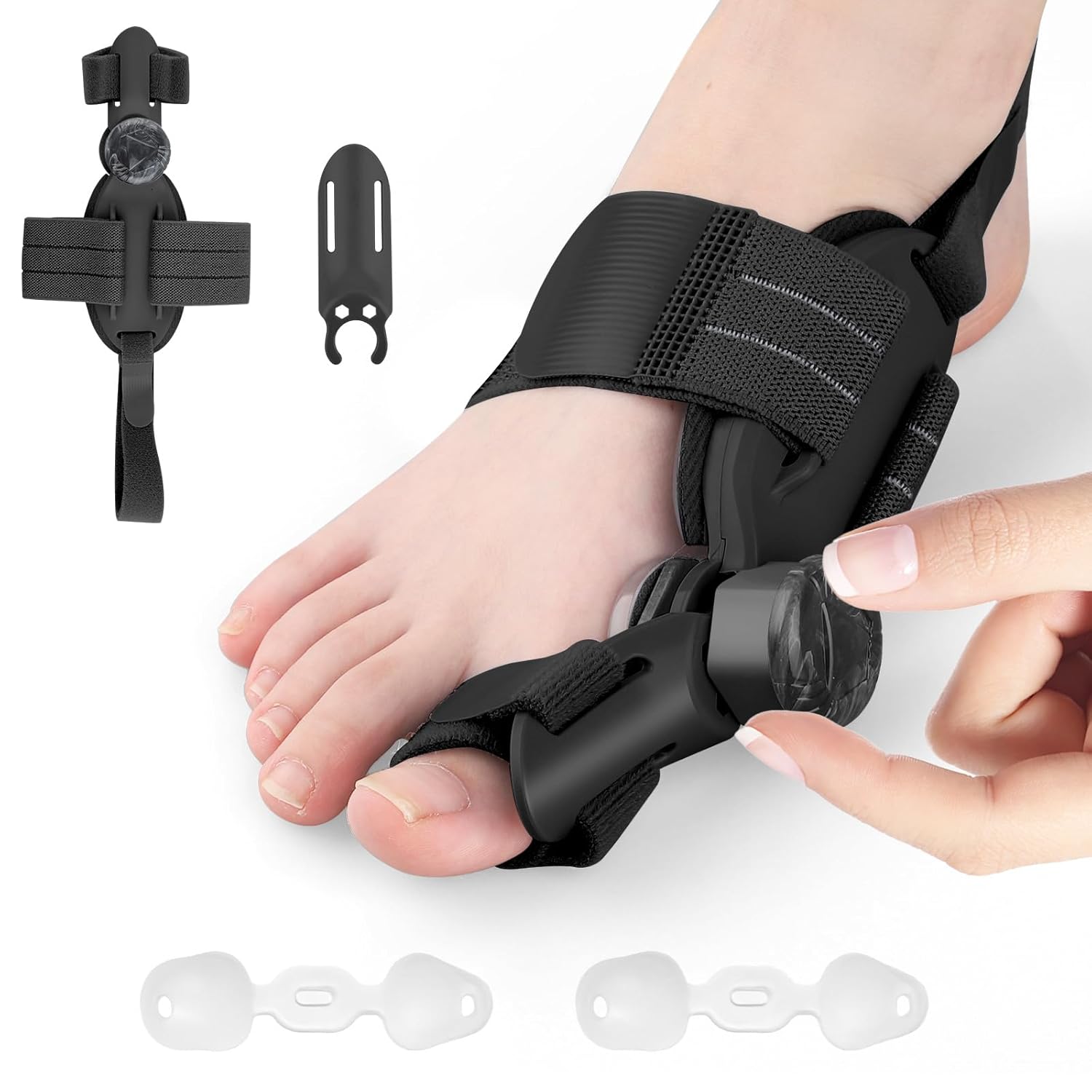 KASHEVI Adjustable Bunion Corrector for Big Toe, Hallux Valgus Splint

