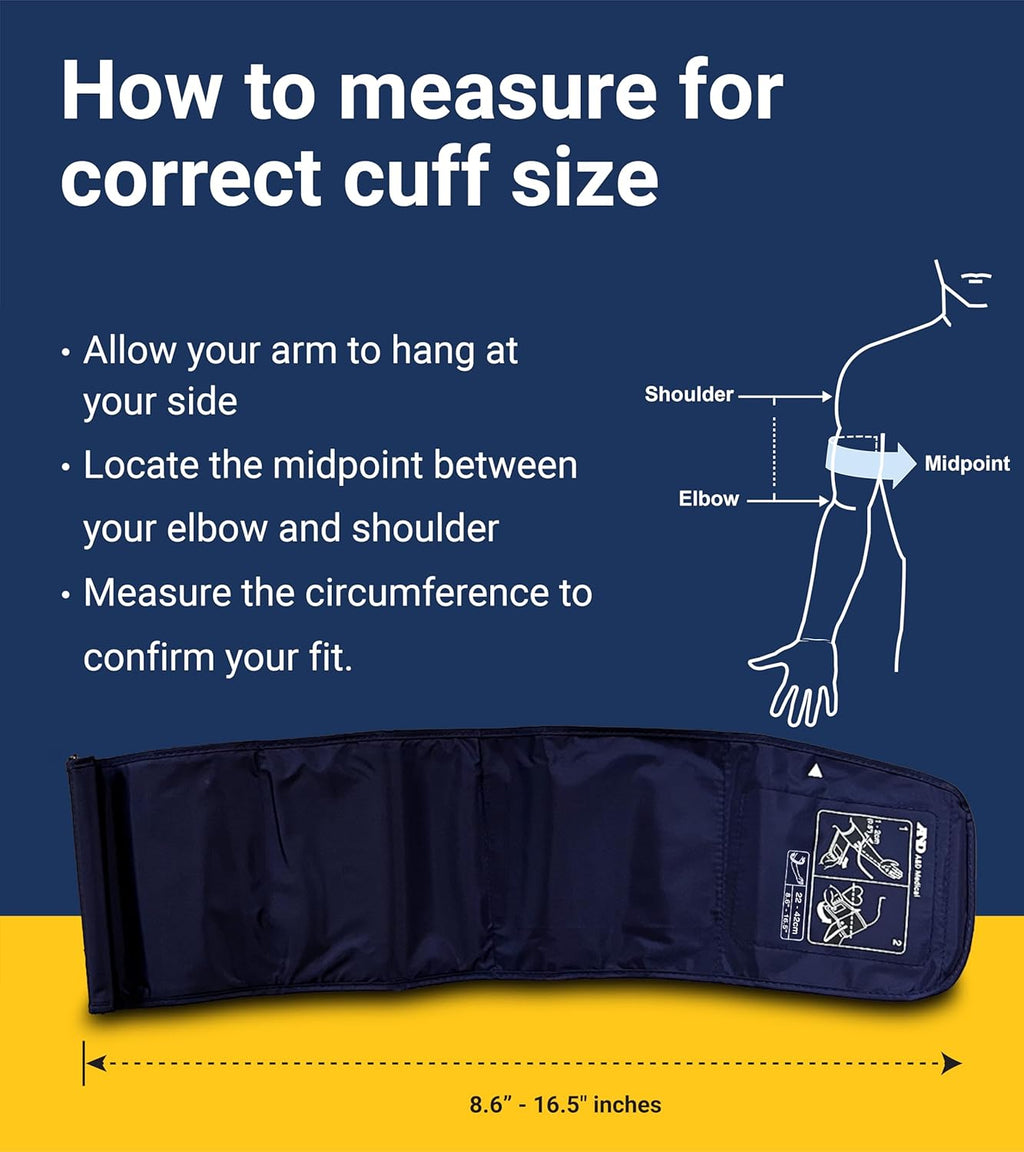 A&D Medical UA-651 Upper Arm Blood Pressure Monitor for Home Use

