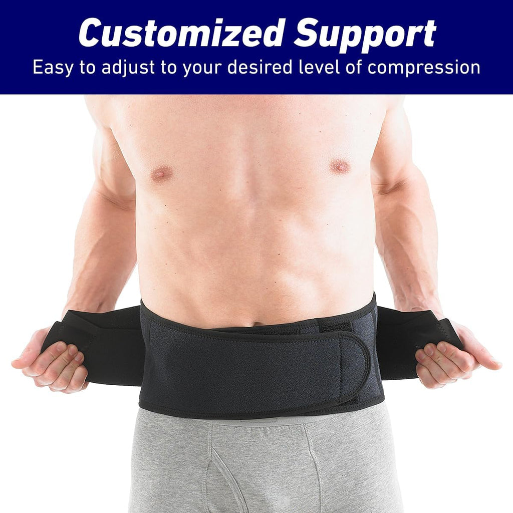 Neo G Back Brace with Power Straps, Adjustable Compression Support for Lower Back

